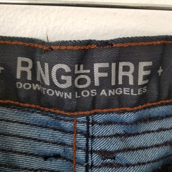 ROF Ring of Fire Slim Straight Men's Jeans Size 34X34 - Picture 9 of 13